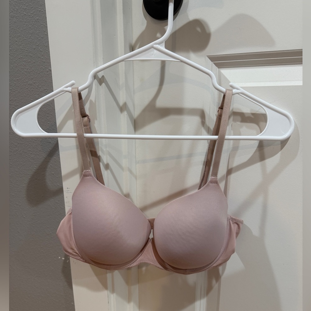 PINK Lightly Lined bra, light pink, 34C